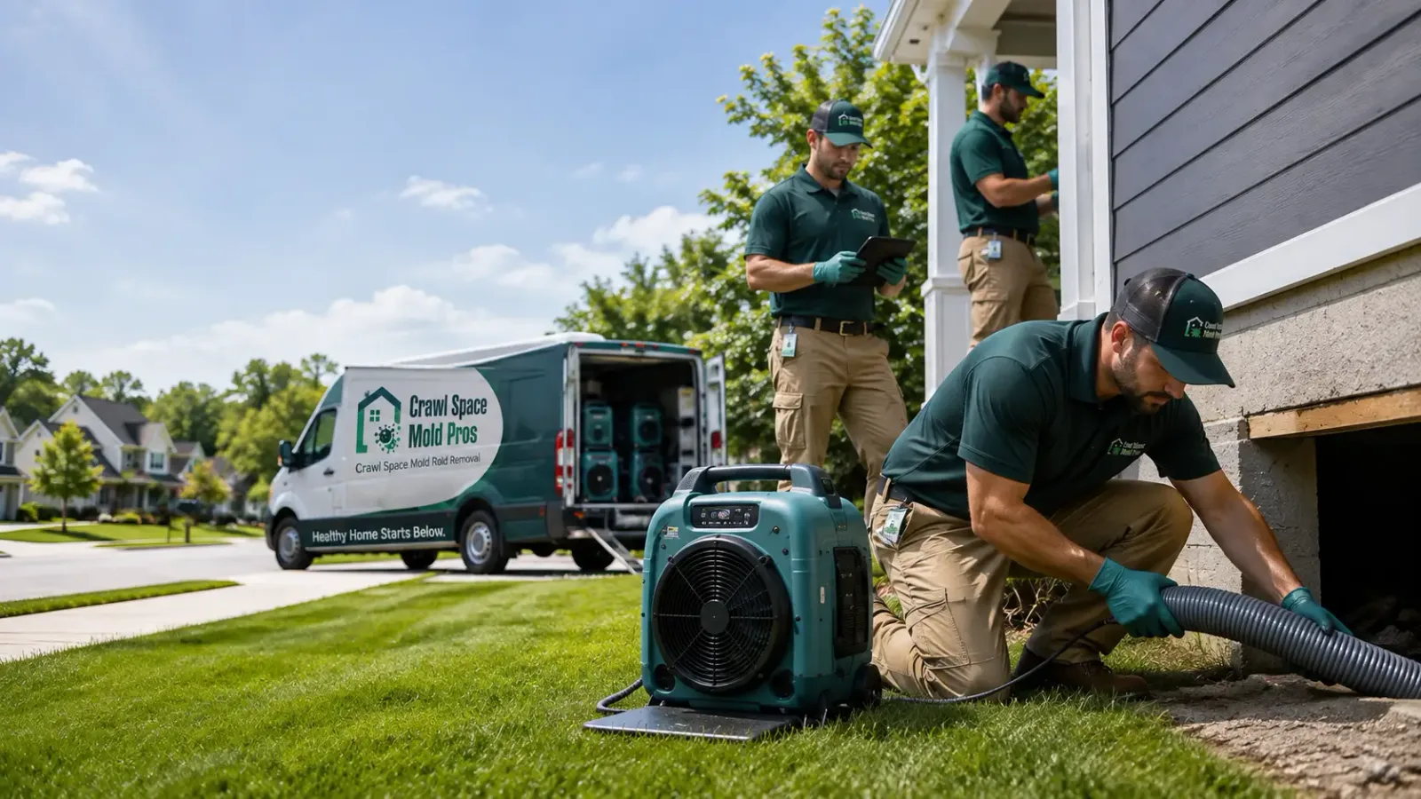 Crawl Space Mold Removal in Omena, MI